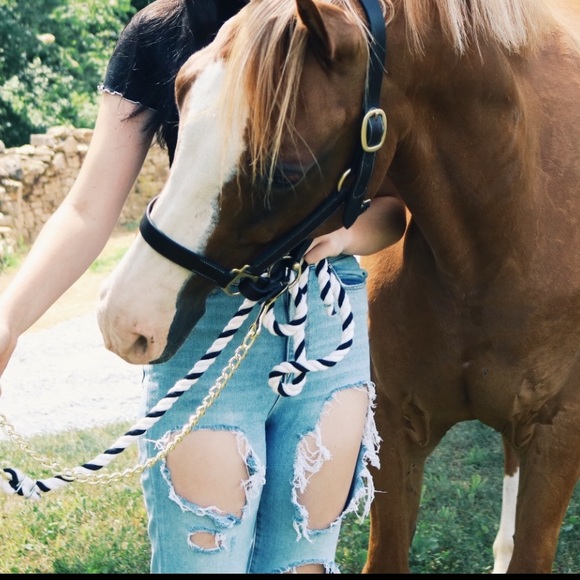 Urban outfitters light wash ripped mom jeans - Picture 2 of 4